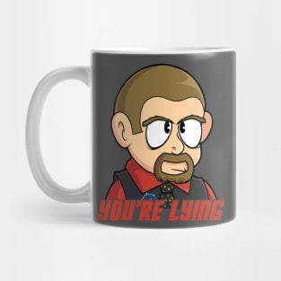 MDF Freeze Emoji "You're Lying" Mug